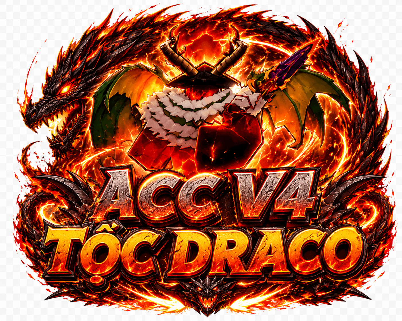 ACC V4 FULL GEAR RACE DRACO KÈM 100% HÀNG VIP RANDOM ITEM